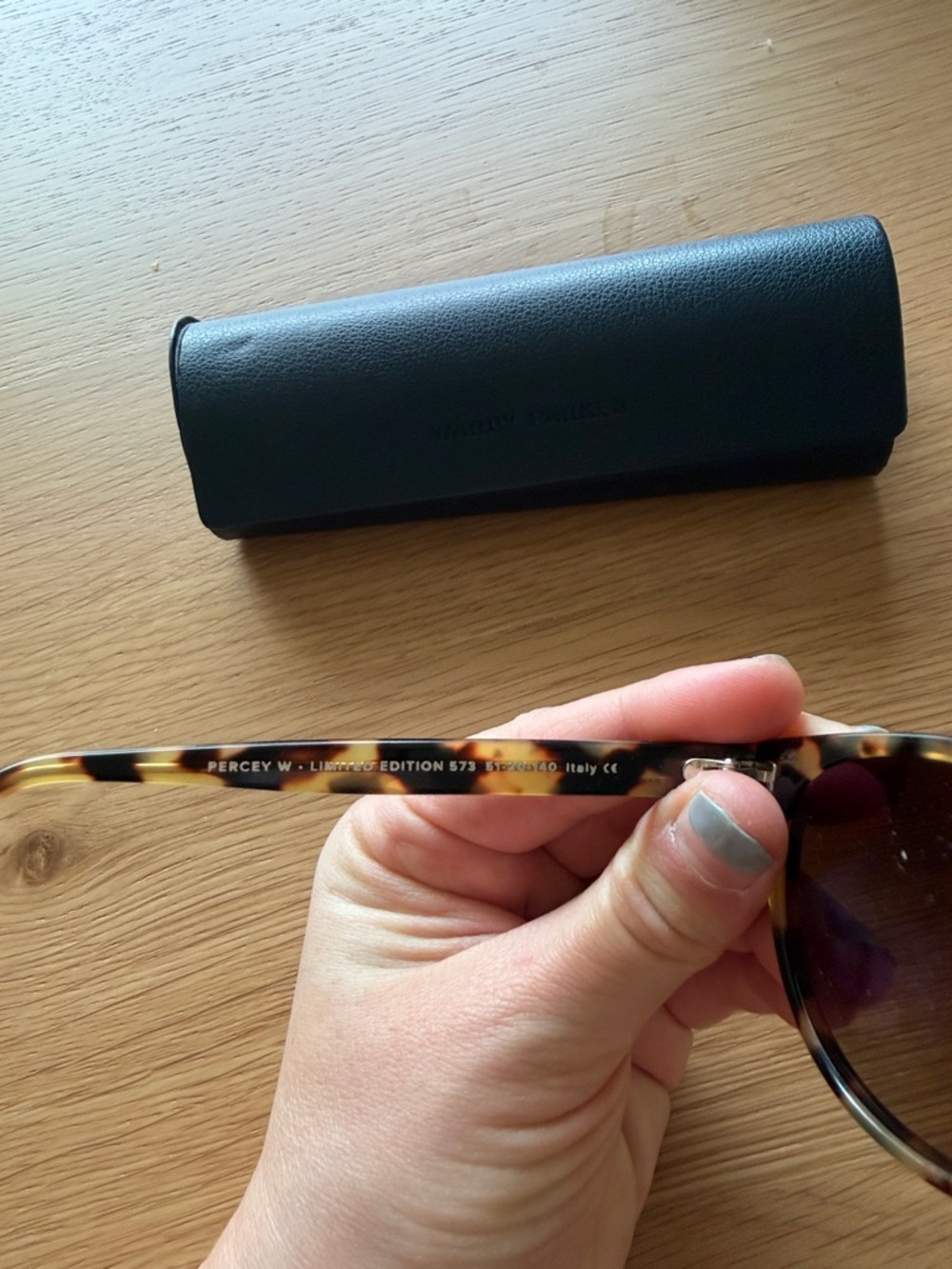 Warby Parker Tortoise Frame with Pink Trim Percy w limited edition - Picture 3 of 4